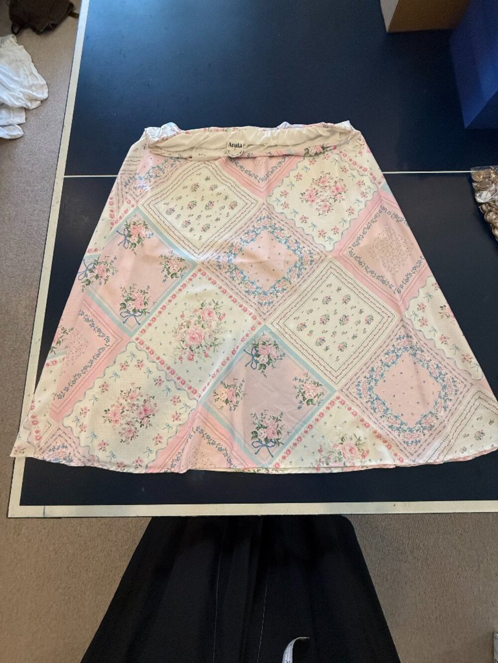 PLUS-size Arula Patchwork Midi Skirt